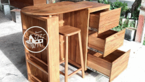 เฟอร์นิเจอร์ไม้สักเก่าลำพูน แหล่งไม้สักเก่าแท้และวิธีดูไม้สัก